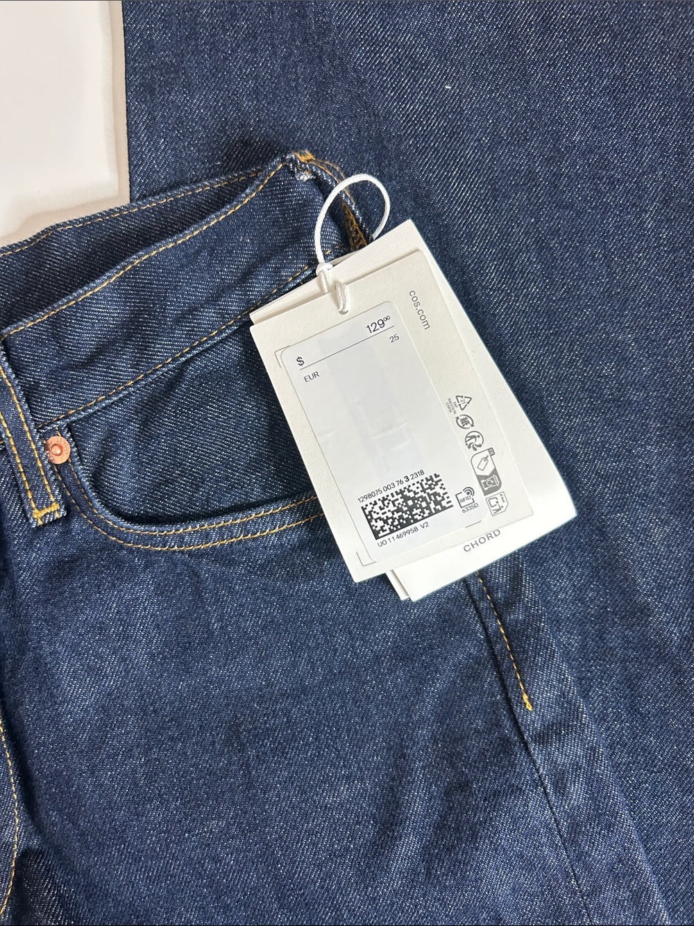 NWT (size 25 ) COS CHORD STRAIGHT-LEG JEANS - Picture 8 of 11